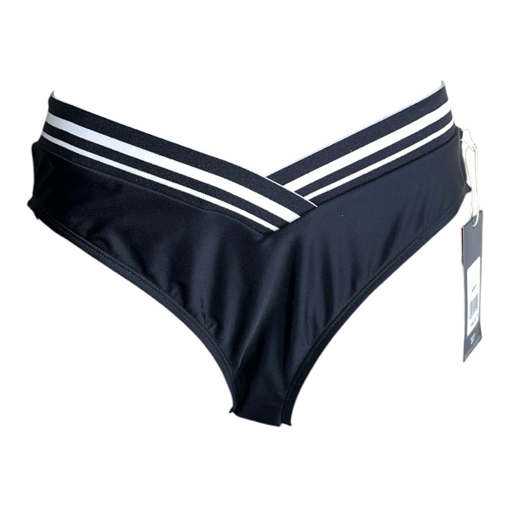 Reebok Black Tankini Bikini Swim Bottoms NWT